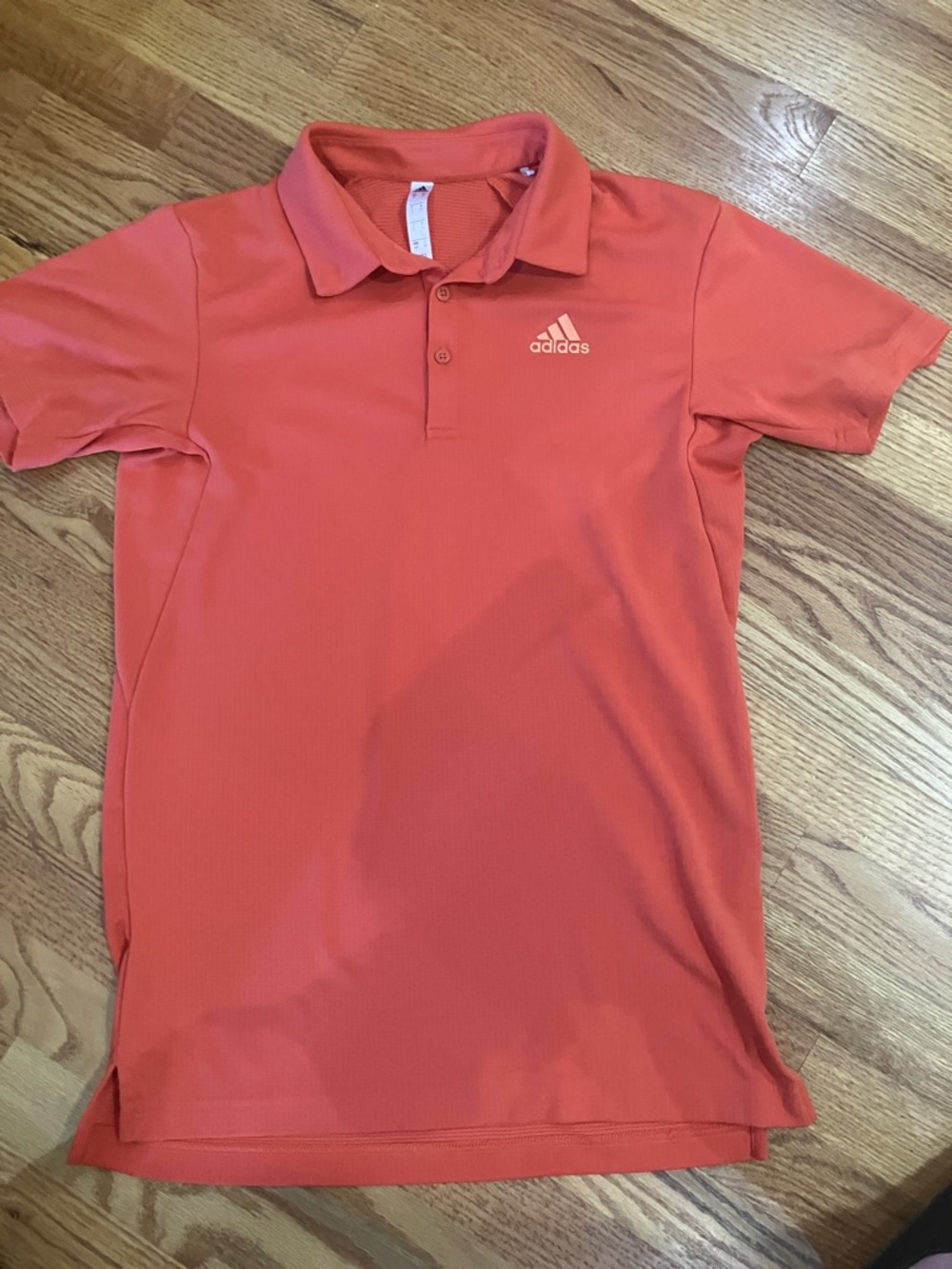 adidas Men’s Orange Polo Sz S Kenneth Cole Khaki Shorts Flat Front Sz 30 EUC - Picture 2 of 13